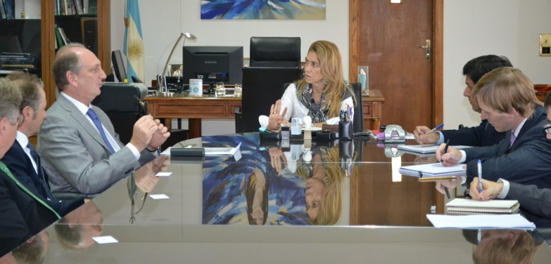 Giorgi y directivos de KTM