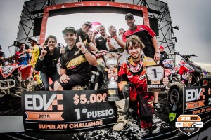 Rastrelli ganador Super ATV Challenge