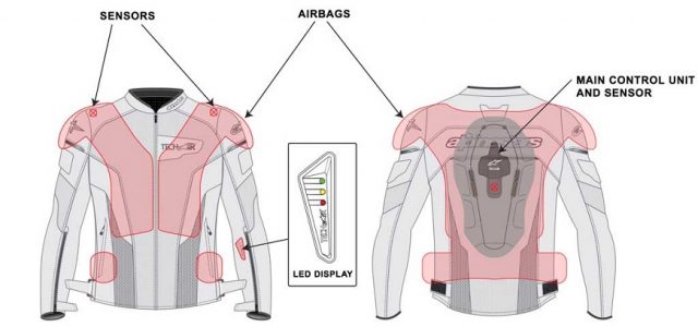 alpinestars tech air viper light jacket illus