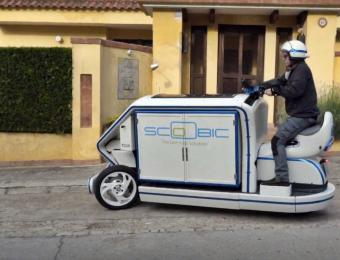 scoobic una moto electrica de reparto