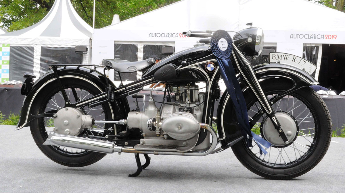 Una BMW R 17 de 1936 se llevó el premio máximo de Autoclasica entre las ...