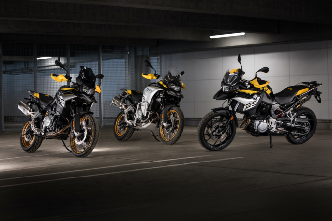 BMW presentó una edición aniversario de tres modelos GS