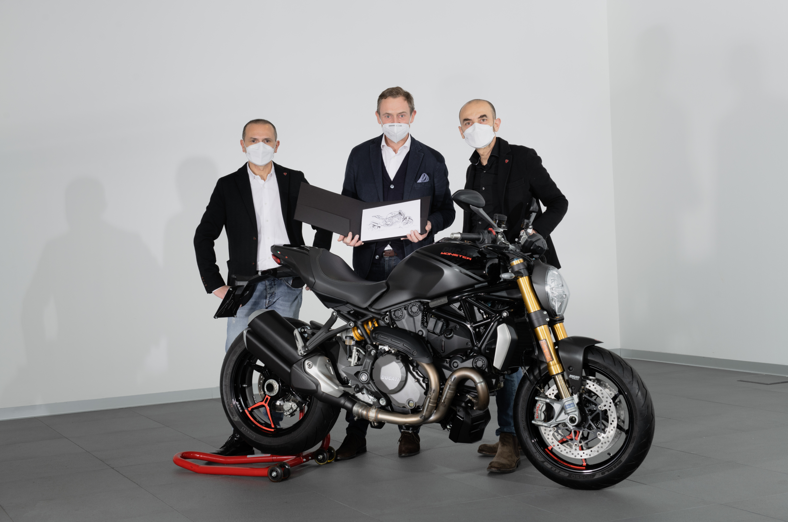 Ducati entregó el ejemplar 350.000 de la familia Monster