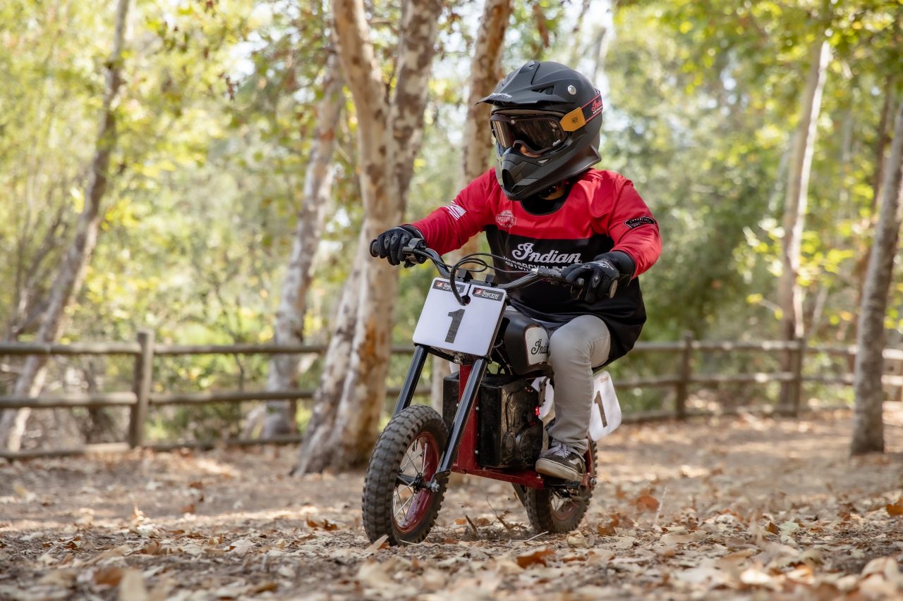 Indian Motorcycle presentó su nueva mini eléctrica eFTR