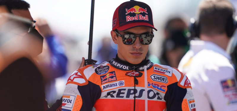 Marc Márquez sufrió una contusión en la cabeza y quedó descartado para Portimao