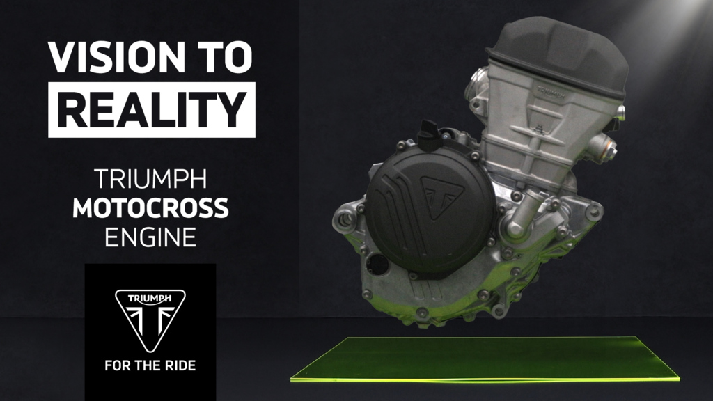 Triumph reveló su motor para competir en motocross y enduro