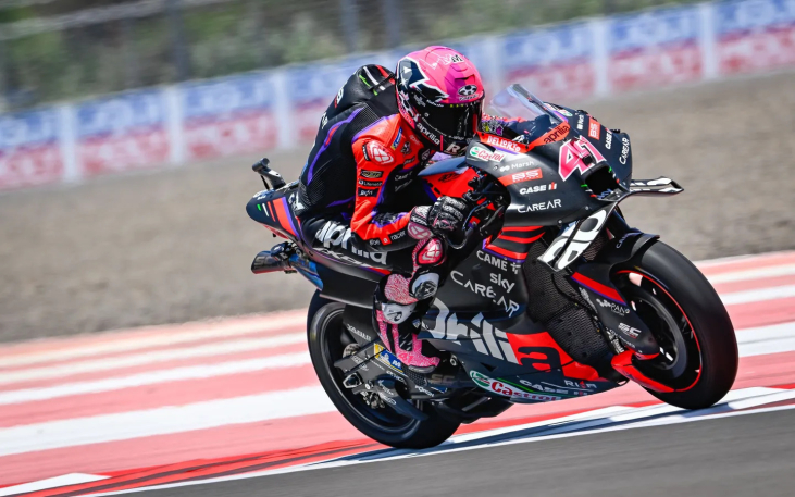 Primer día de MotoGP en Indonesia: Las Aprilia avasallantes y un Bagnaia errático
