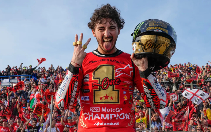 Pecco Bagnaia, campeón del mundo de MotoGP 2023