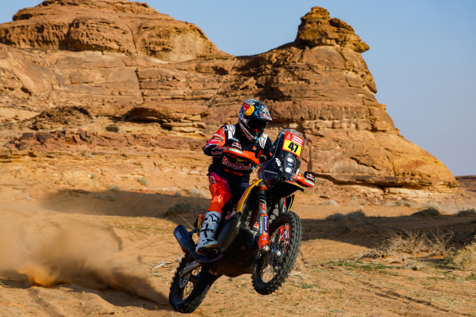 Dakar Etapa 1: Ross Branch líder en un día accidentado