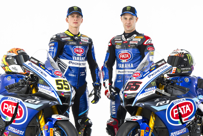 Jonathan Rea ya viste los colores de Yamaha para WSBK 2024