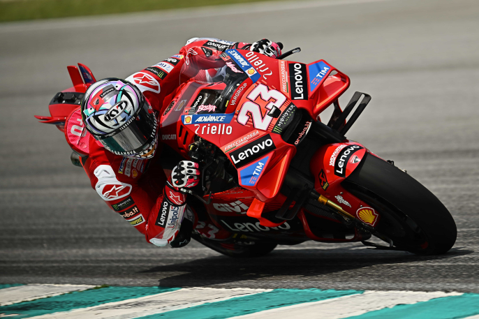 Test de Sepang, día 2: Bastianini de récord sobre Martin