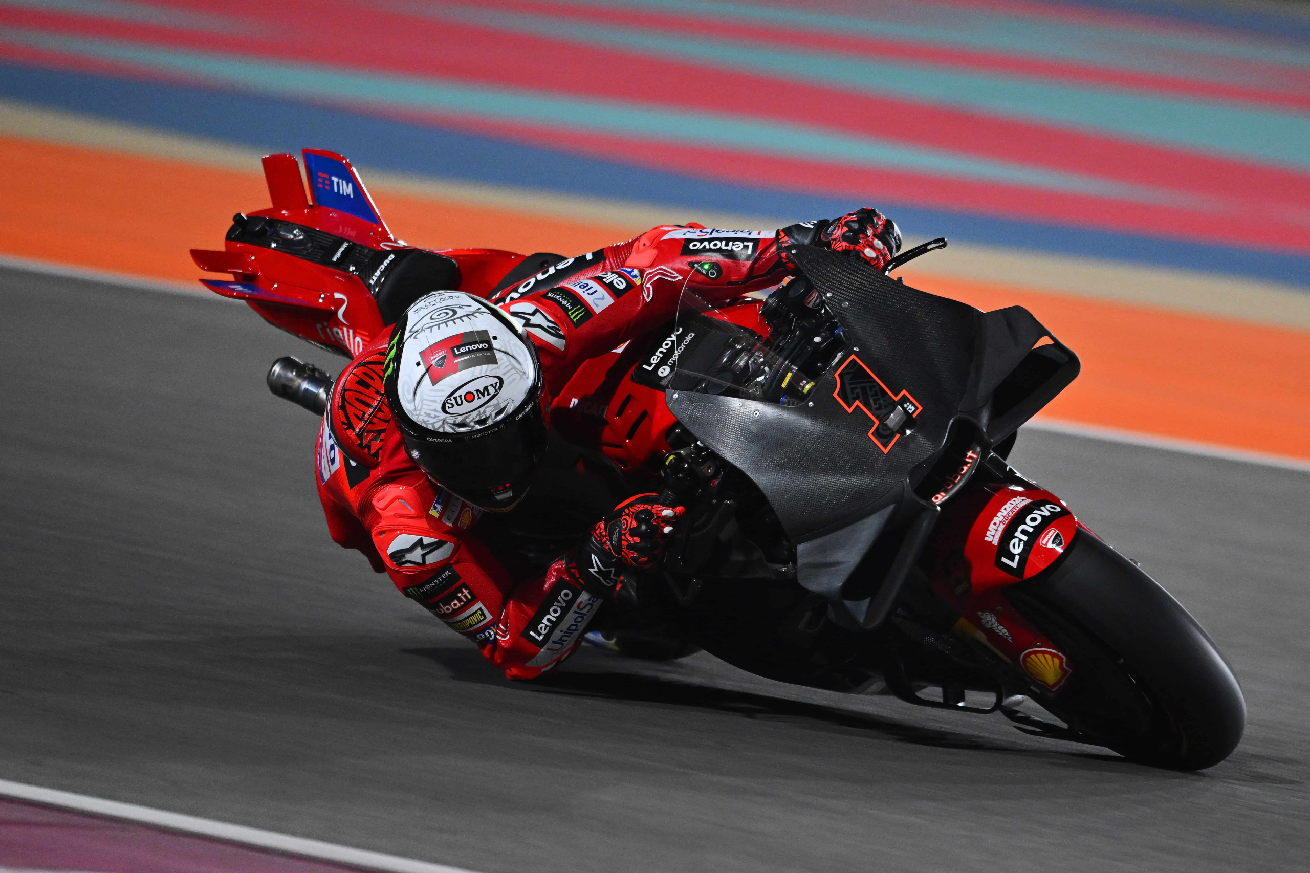Bagnaia y Ducati dominan el Test de Qatar 2024