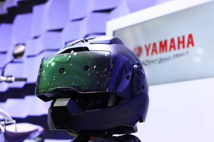 Yamaha y su idea de un casco con realidad aumentada