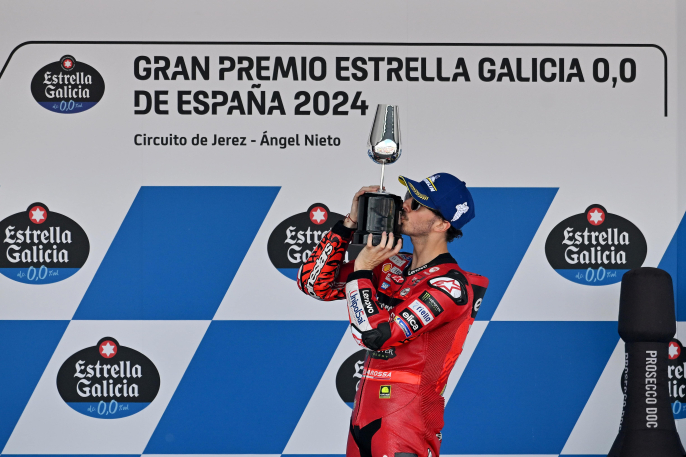 GP de Jerez 2024: Bagnaia le ganó la batalla a Márquez
