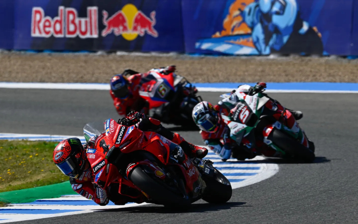 Bagnaia con récord se llevó el viernes en Jerez 2024