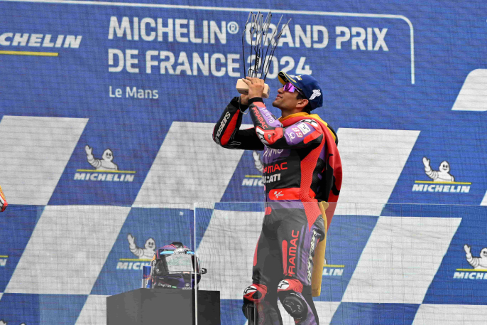 Jorge Martín cerró un fin de semana imbatible en el GP de Le Mans