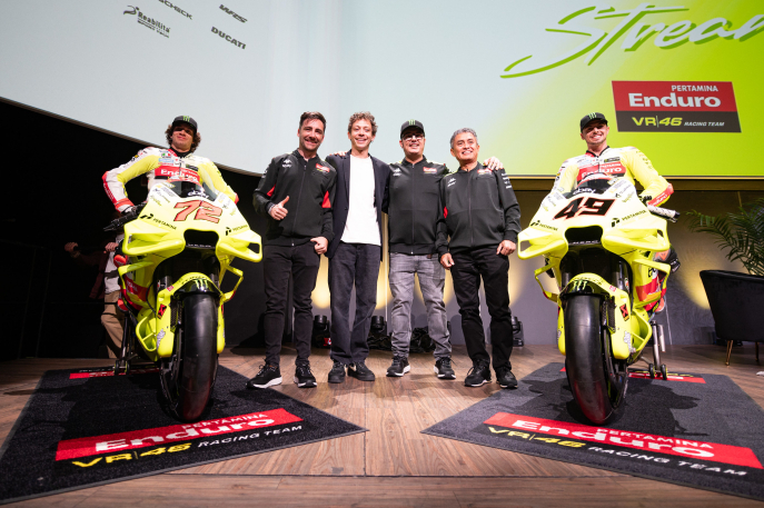 EL VR46 y un momento tenso con Ducati