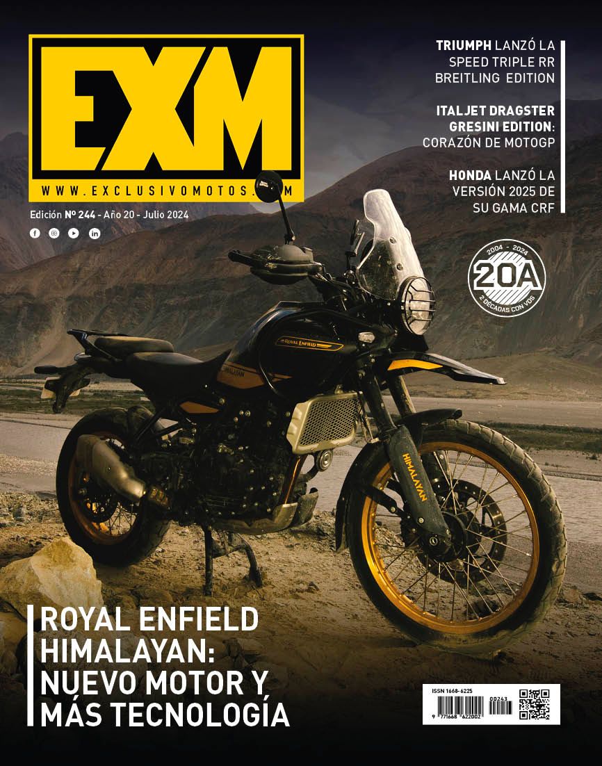 SALIÓ LA EDICIÓN NÚMERO 244 DE REVISTA EXCLUSIVO MOTOS