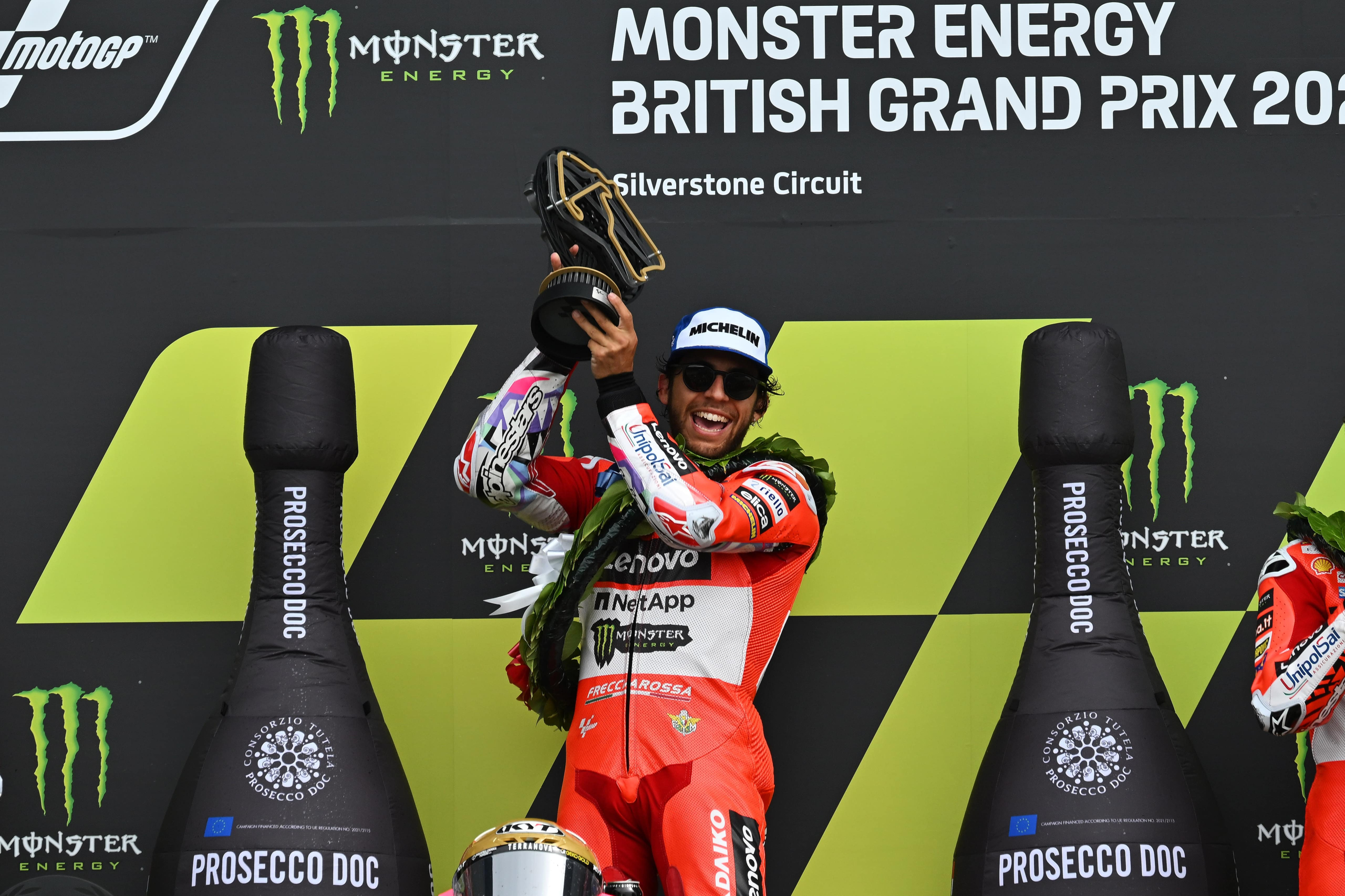 Bastianini cerró el doblete en Silverstone, Martín líder de MotoGP