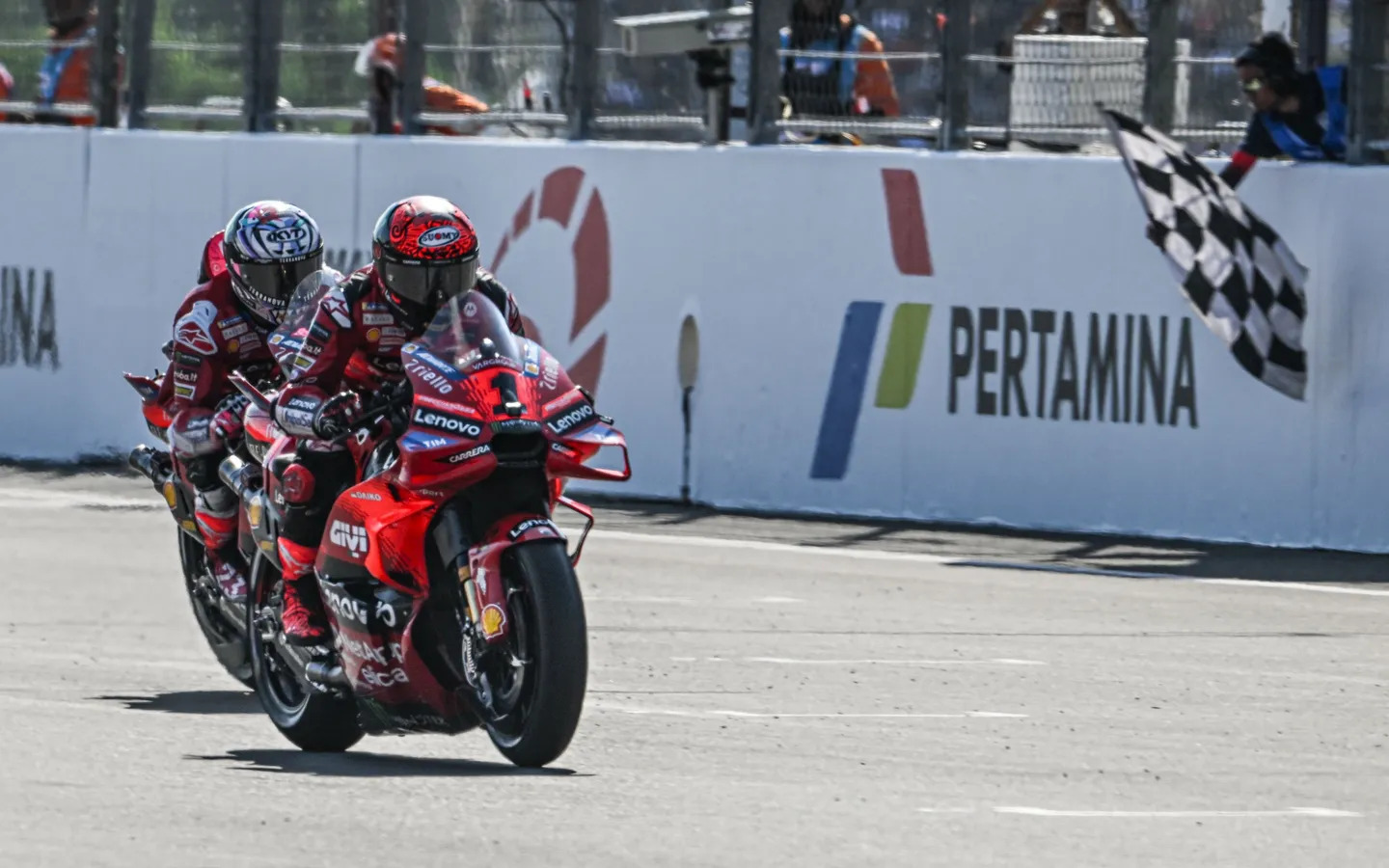 Sprint Indonesia 2024: Bagnaia vence a un Martín frustrado