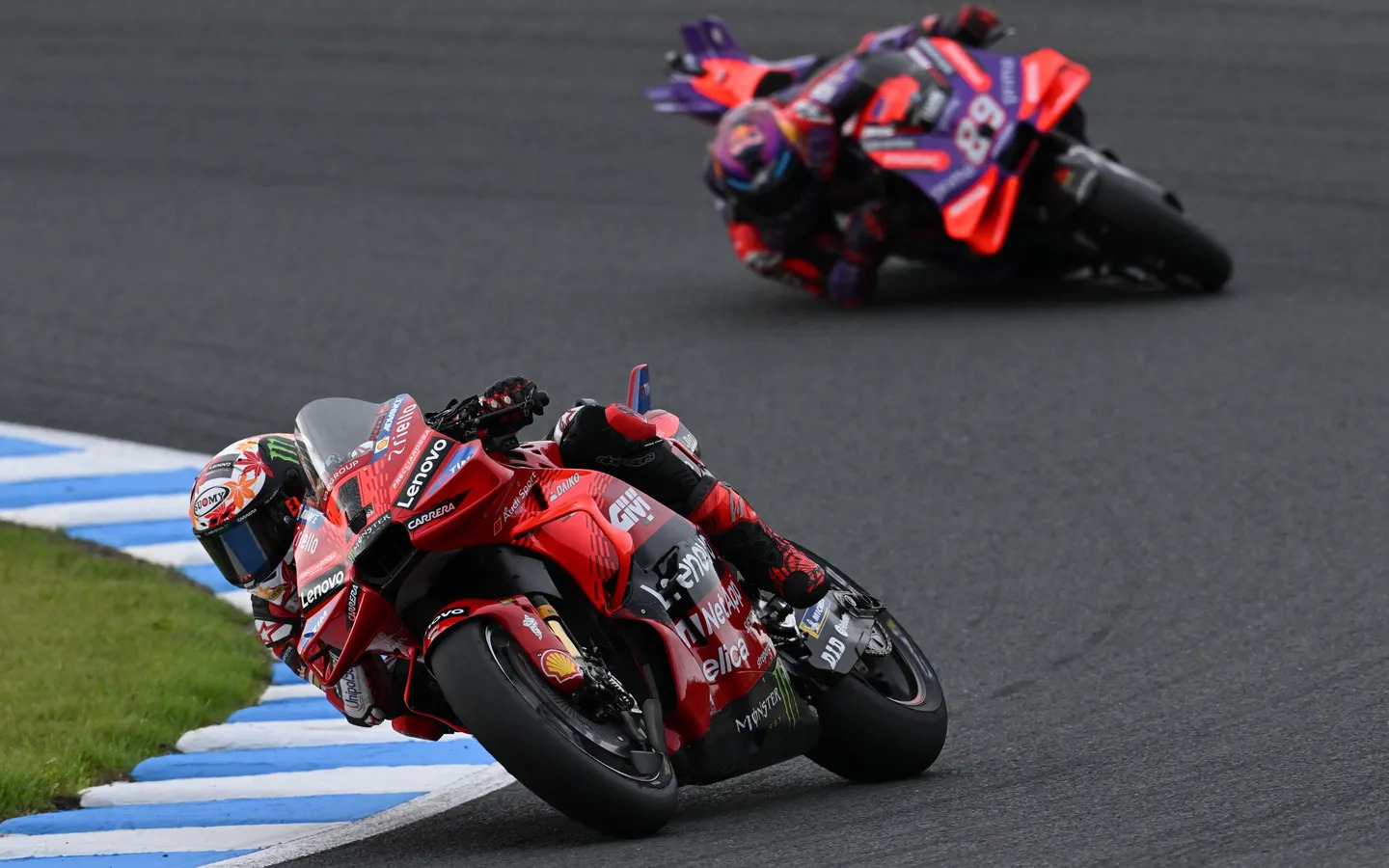 GP de Japón 2024: Bagnaia contiene a Martín y cierra otro doblete