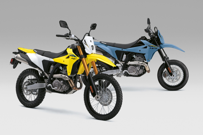 Suzuki en el EICMA 2024: DR-Z4S y DR-Z4SM
