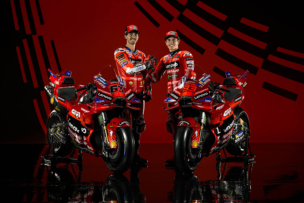 El Ducati Lenovo quiere arrasar en 2025
