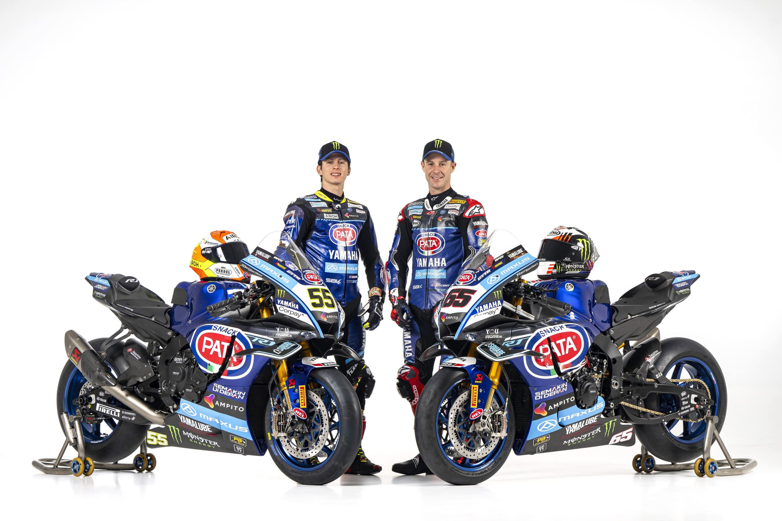 Yamaha presentó sus equipos para el WSBK 2025 con expectativas