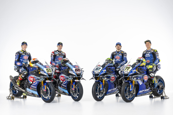 Yamaha presentó sus equipos para el WSBK 2025 con expectativas