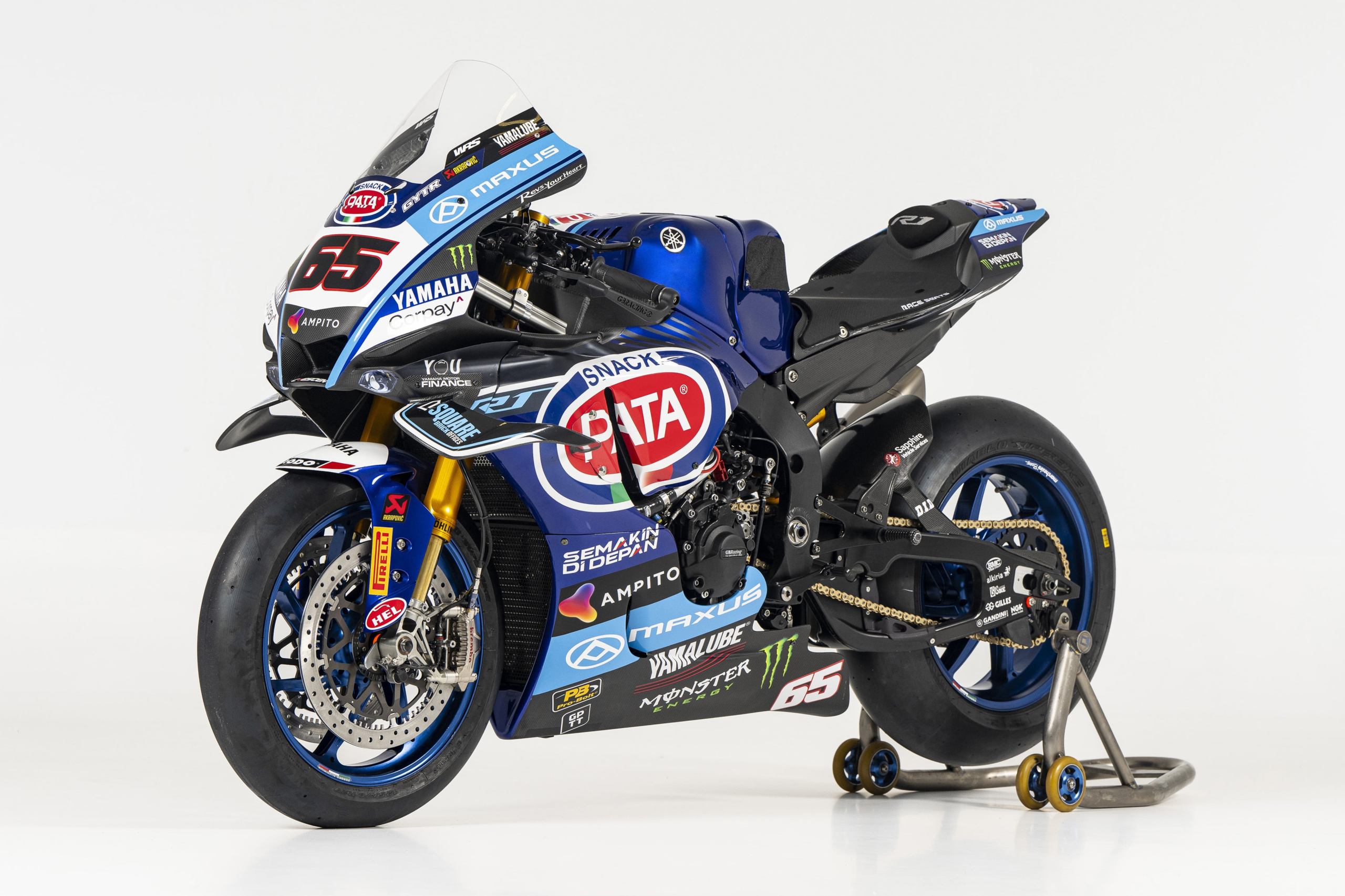 Yamaha presentó sus equipos para el WSBK 2025 con expectativas