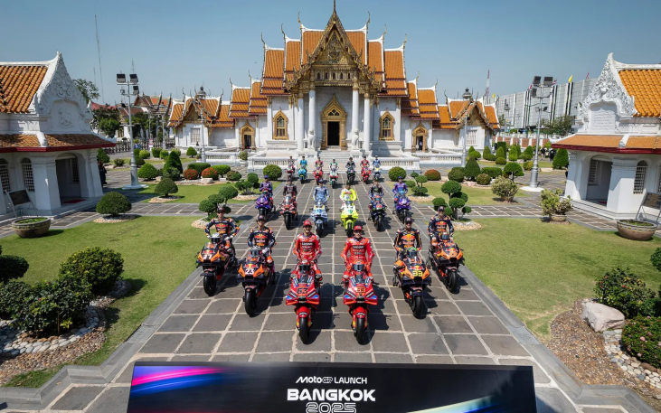 MotoGP presentó la temporada 2025 en Bangkok