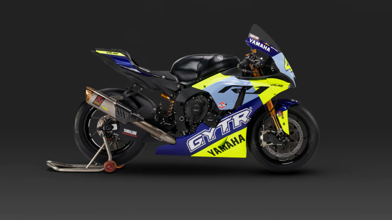 Así es la Yamaha R1 que rinde homenaje a Valentino Rossi