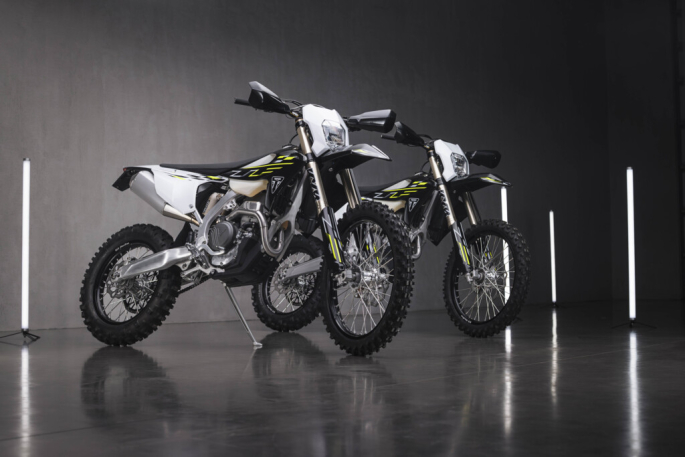 Triumph TF 250-E y TF 450-E: el estreno del año