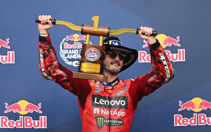 GP de Austin 2025: Marc se cae, Pecco aprovecha y Alex es líder