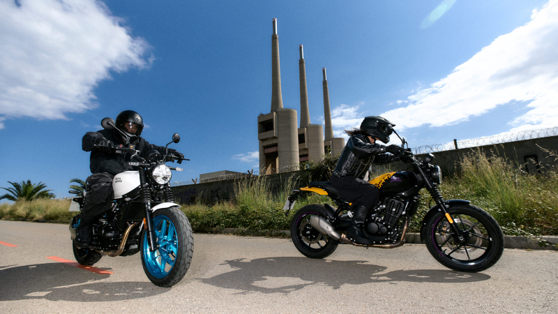 Royal Enfield deslumbra con las Bear 650 y GRR 450 en la F2R