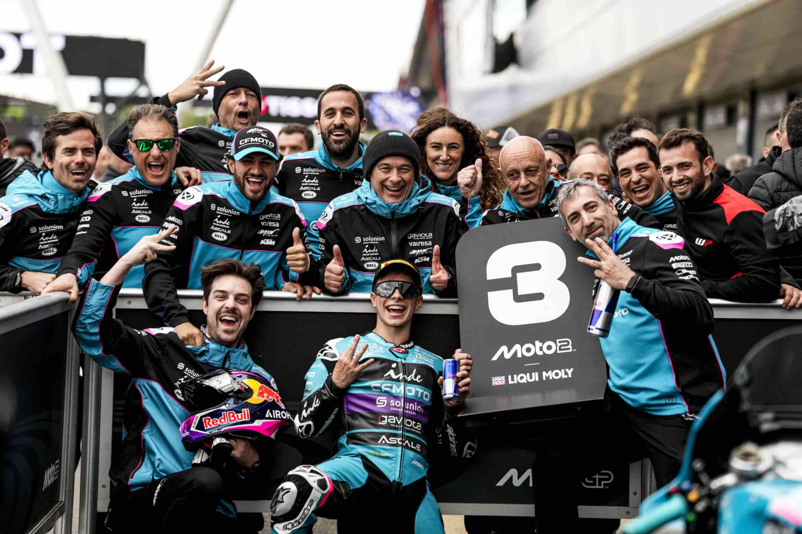 Moto2: David Alonso consiguió su primer podio en Silverstone