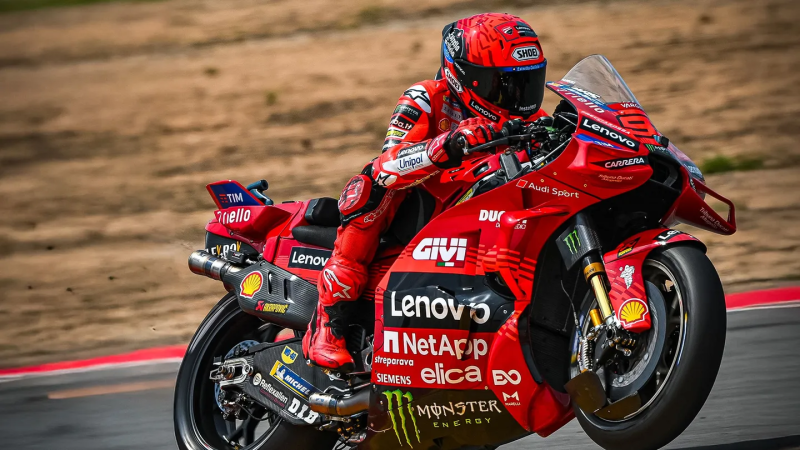 Marc Márquez lideró el viernes en Aragón