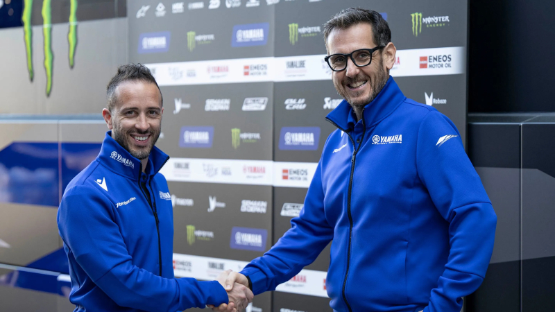 Dovizioso seguira como probador de Yamaha hasta 2027