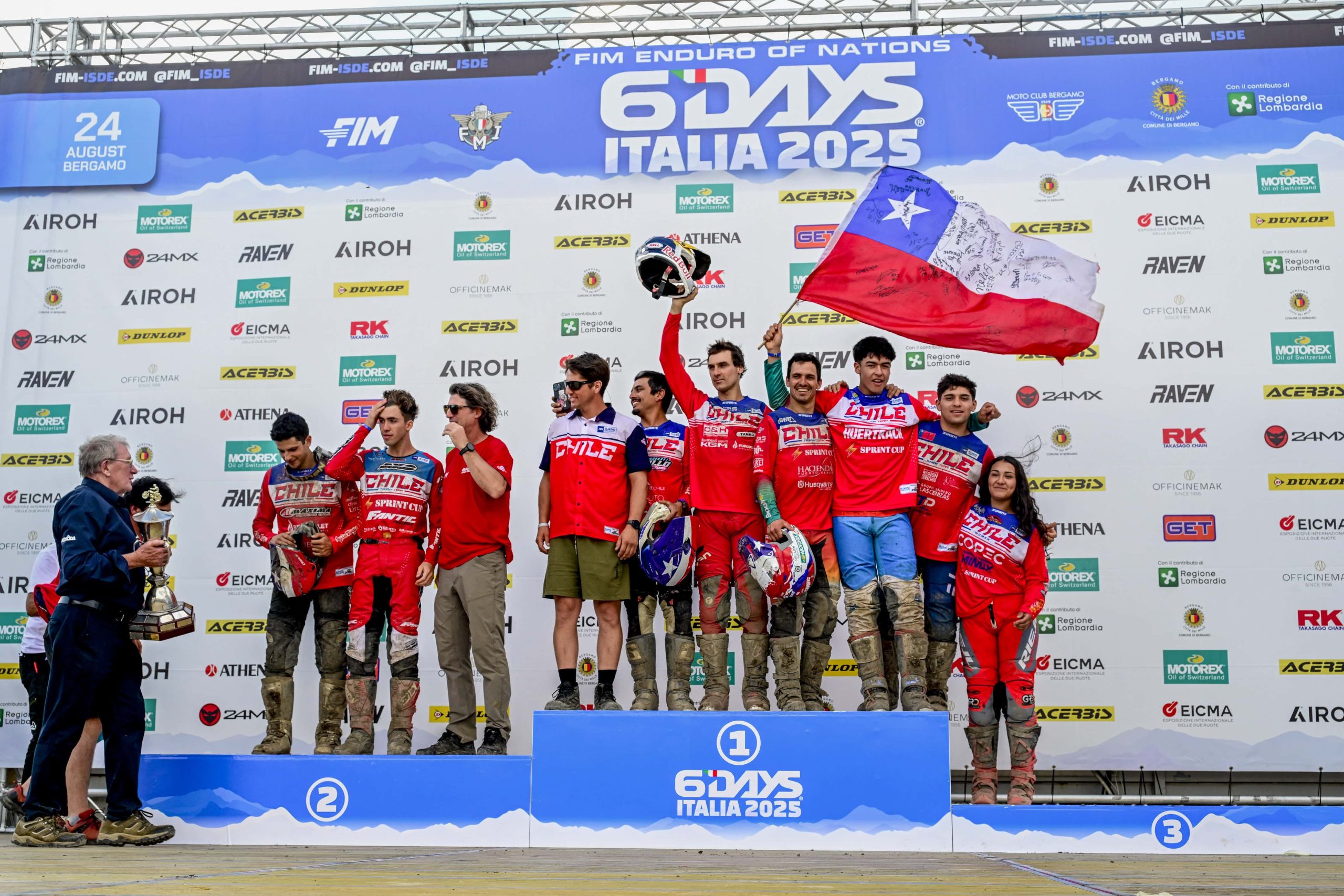 ISDE 2025: los coronados, triunfadores y la participación sudamericana en Bérgamo 1 ISDE 2025: los coronados, triunfadores y la participación sudamericana en Bérgamo