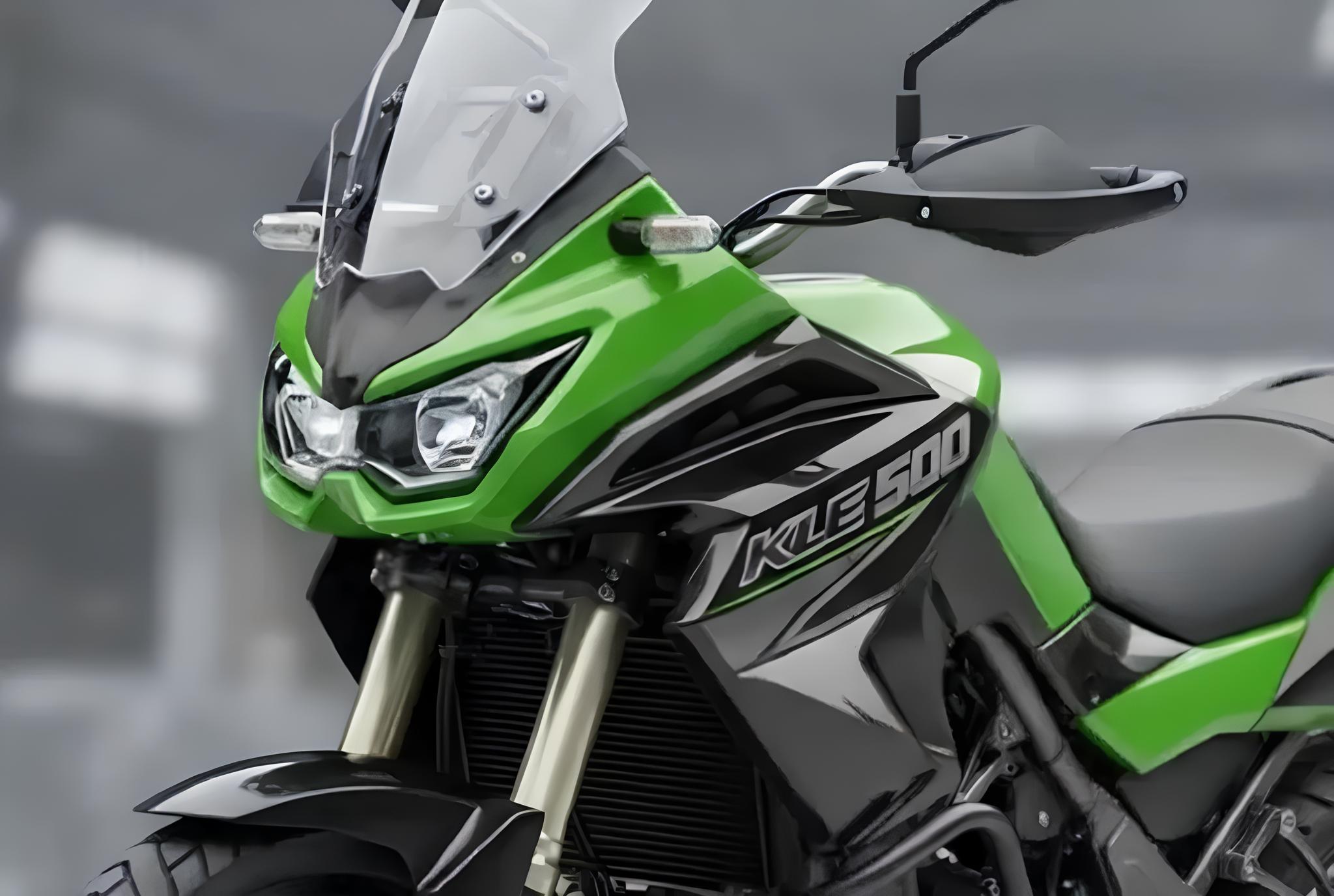 Kawasaki reveló las primeras imágenes de la KLE500 2026