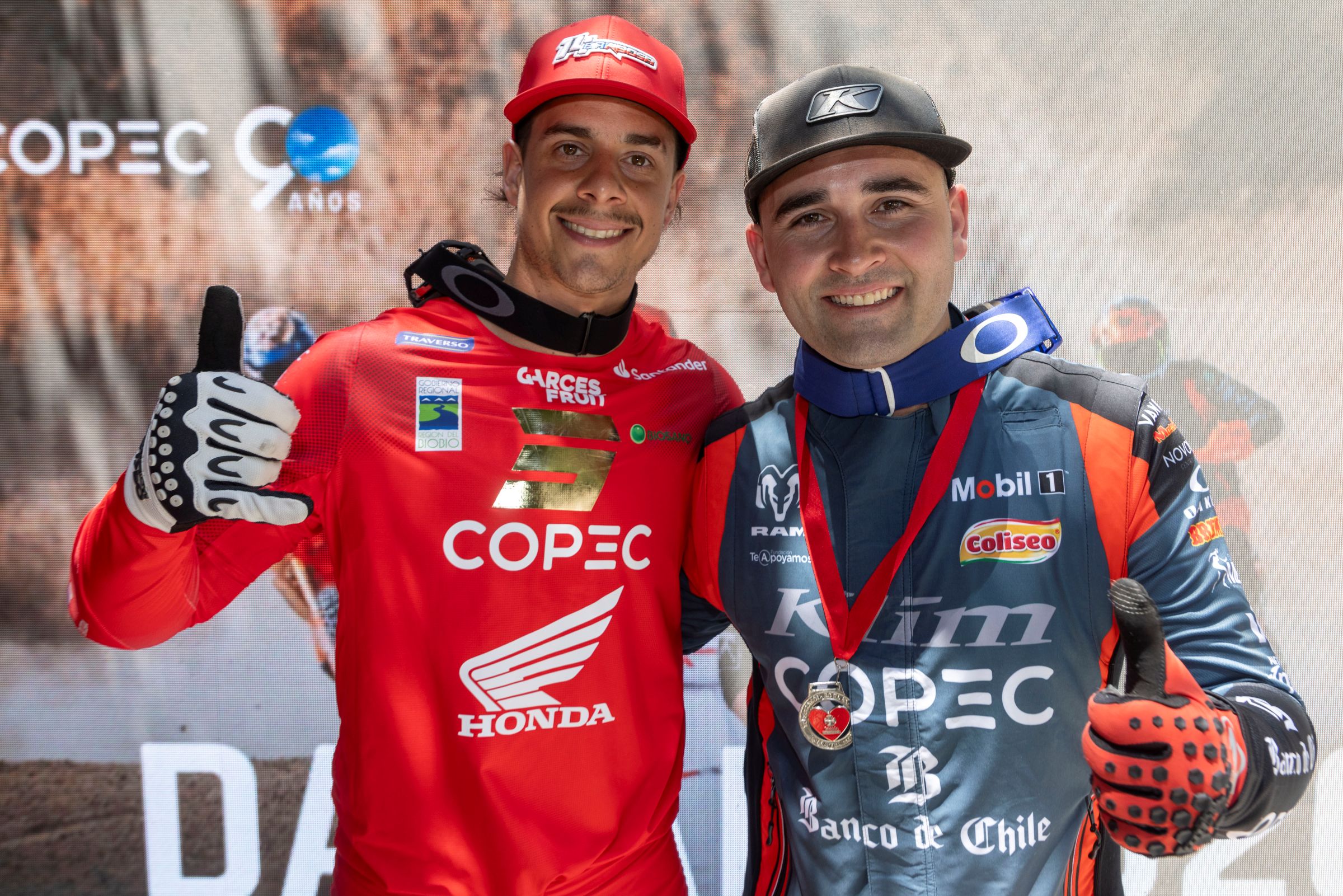 Tomas de Gavardo y Ruy Barbosa, listos para el Dakar 2026