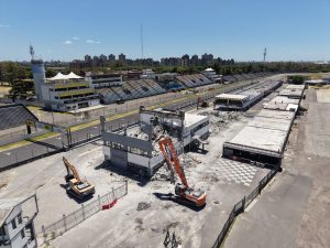 Empezaron las obras en el Gálvez para recibir al MotoGP