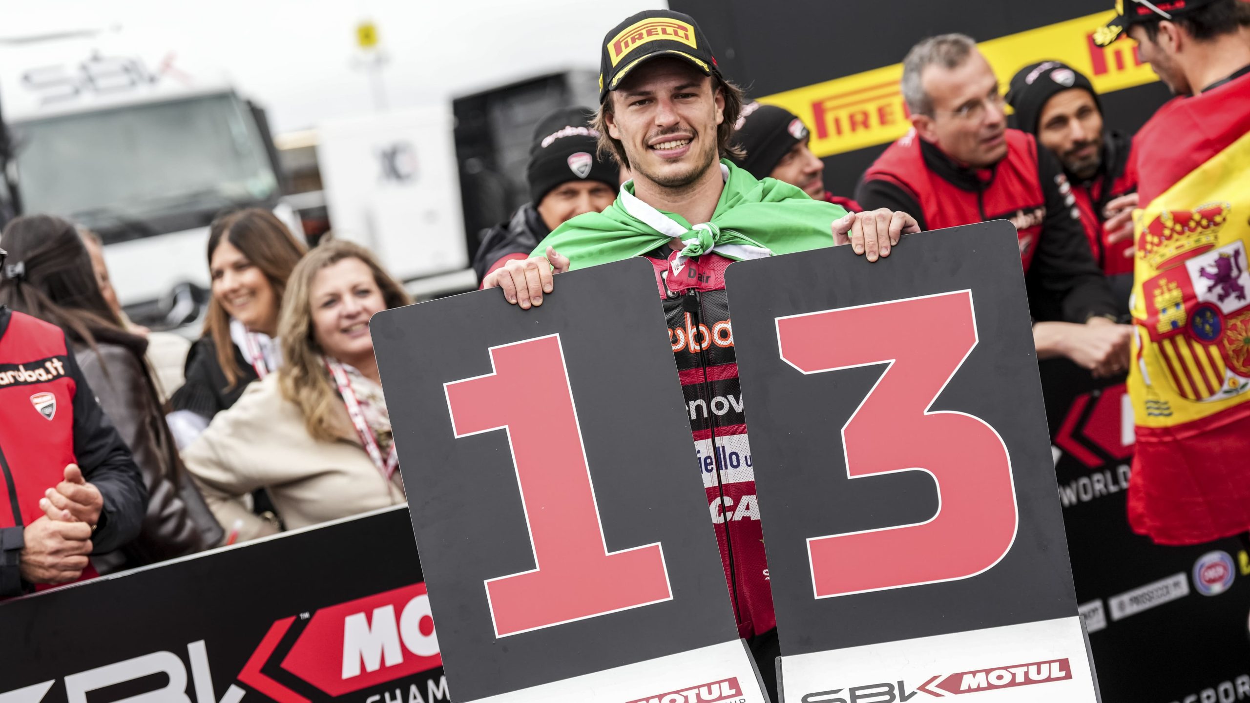 Nicoló Bulega dominó en el round de Assen de WSBK y arribó a su victoria consecutiva numero 13º, rompiendo el récord de Toprak Razgatlioglu.
