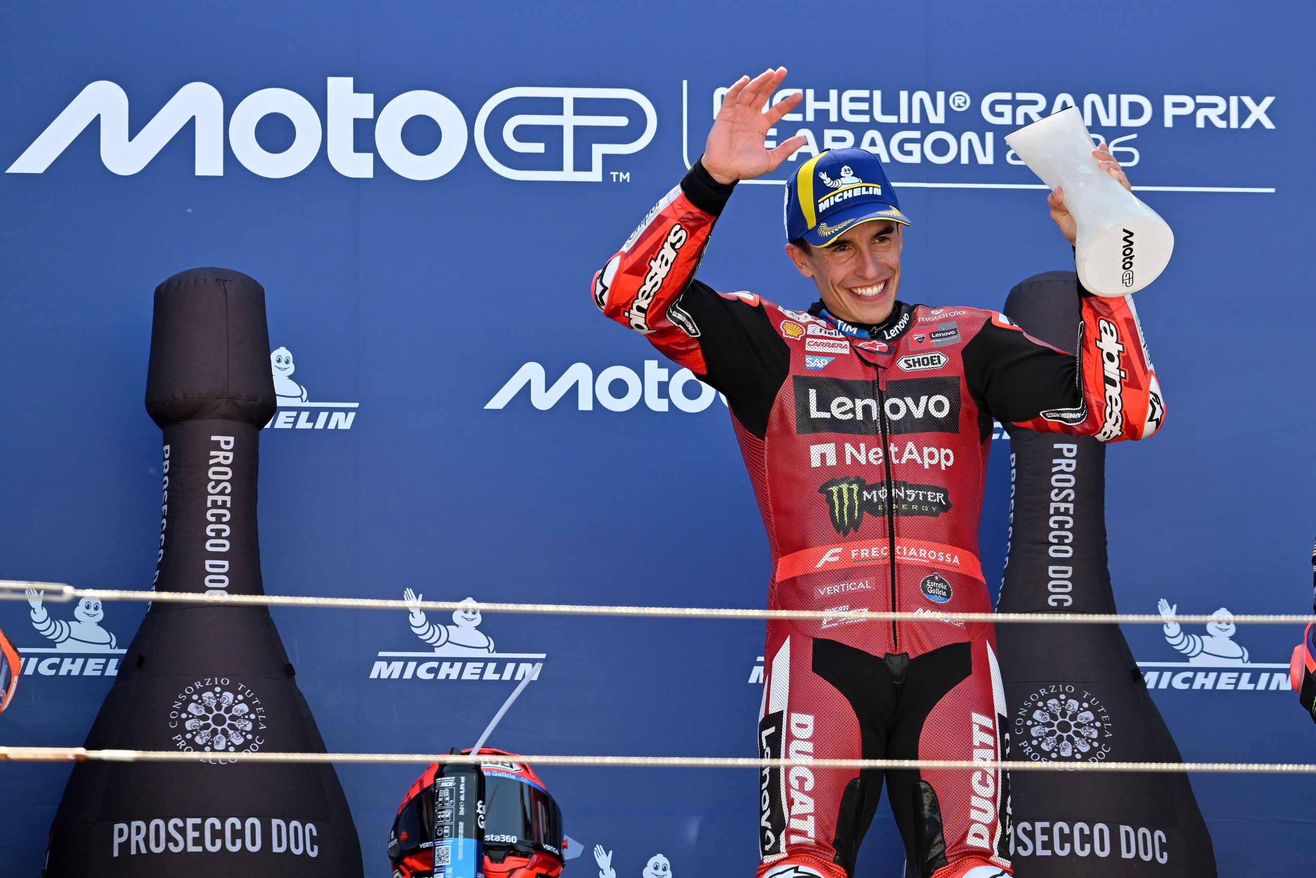 GP de Aragón: Marc Márquez cumple y es el nuevo escolta de Martín