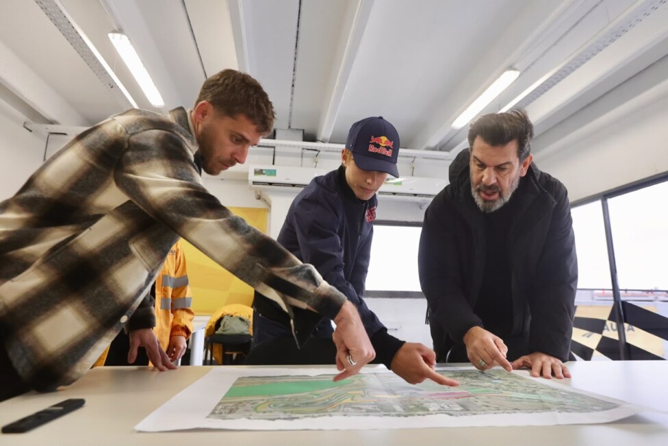 Valentín Perrone recorrió el "Galvez": "Sueño con correr acá"
